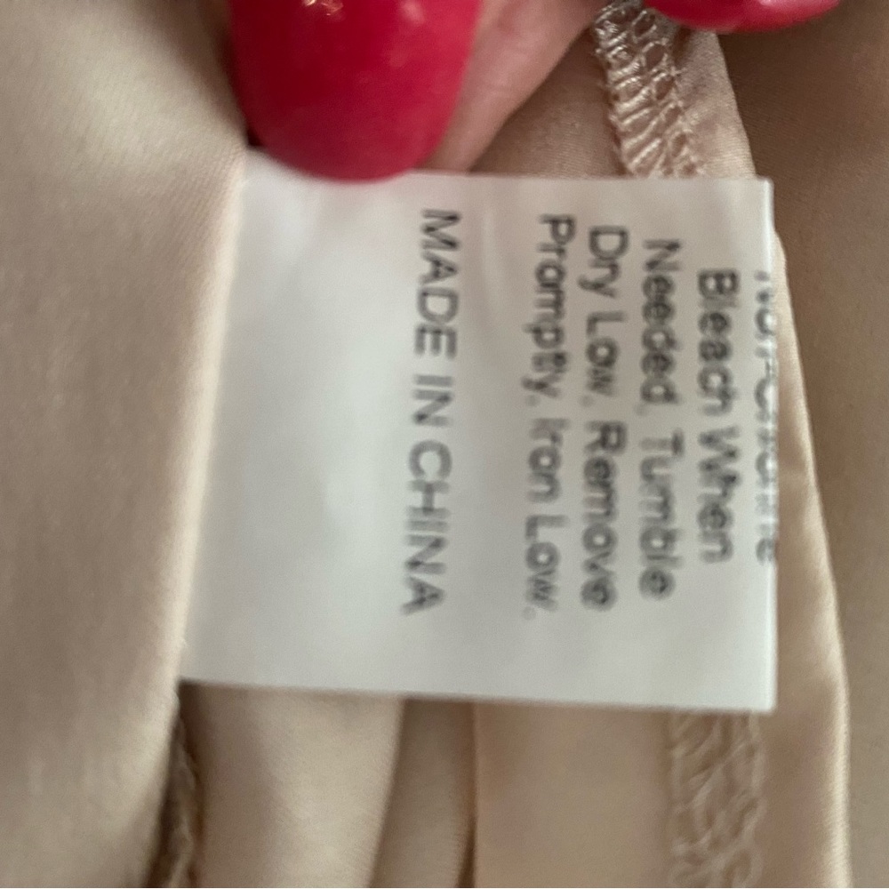 SHEIN champagne satin cami dress NWOT - Picture 7 of 12